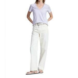 NEW RAG & BONE slub vee tee in misty lilac